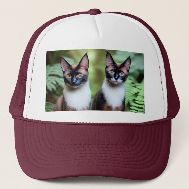 Siamese Chat Twins, Casquette de camions (Devant)