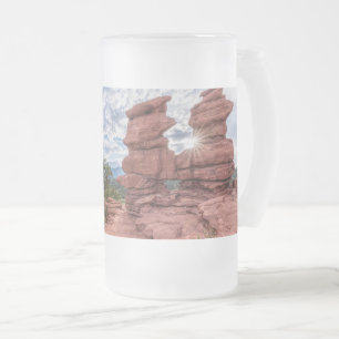 Siamese Twins Colorado Sunburst Frosted Beer Mug