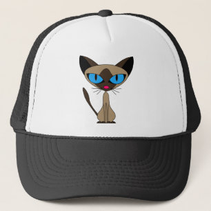 Siamois si vous svp - casquette de chat siamois de