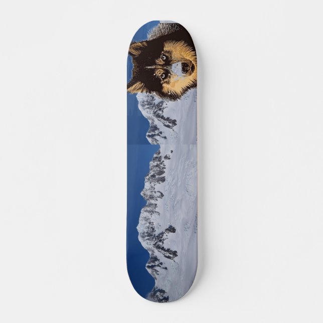 Siberian Husky Skateboard (Devant)