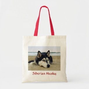 Siberian Husky sur le Sac fourre-tout du budget de
