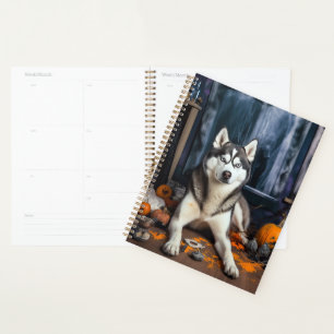 Sibérie Husky Citrouille Halloween effrayant