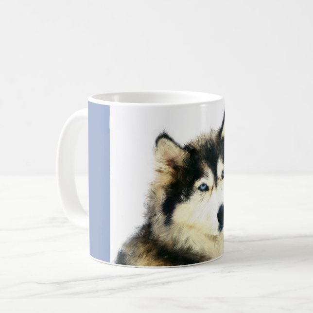 Sibérie Husky Mug (Devant gauche)