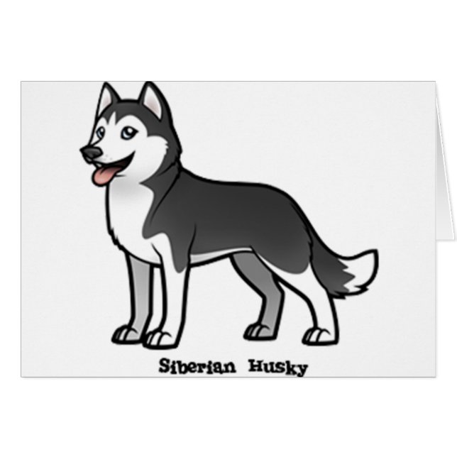 Sibérien Husky (Devant horizontal)