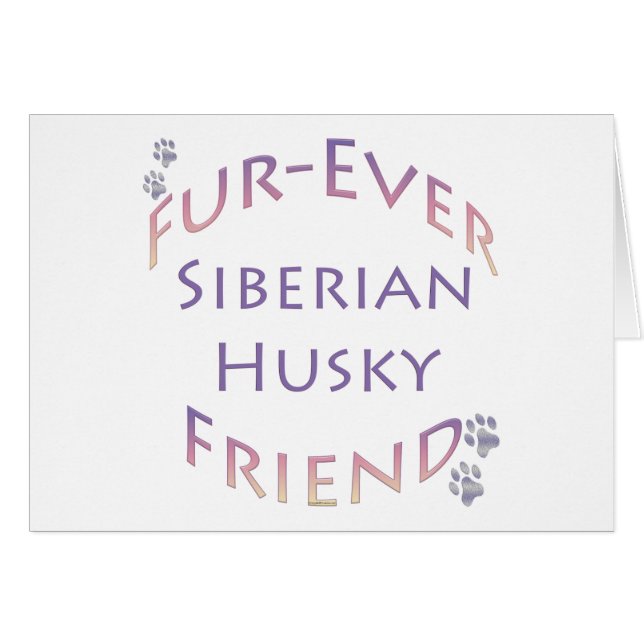 Sibérien Husky Furever Friend (Devant horizontal)