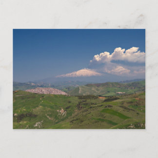 Sicile - Erupting Etna carte postale