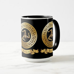 Sicilia (avec le symbole Trinacria) Mug