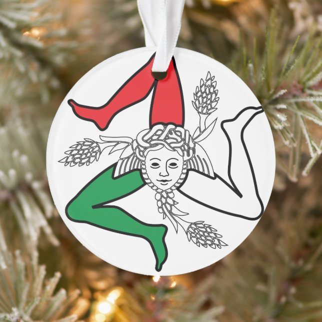 Sicilian Trinacria Medusa Emblem Italian Theme (Arbre)