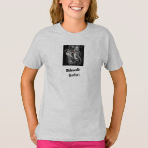 Sidewalk Surfer Pro Image Grey Skater T-shirt