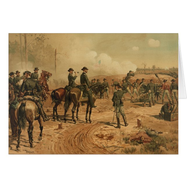 Siège de guerre civile d'Atlanta par Thure de (Devant horizontal)