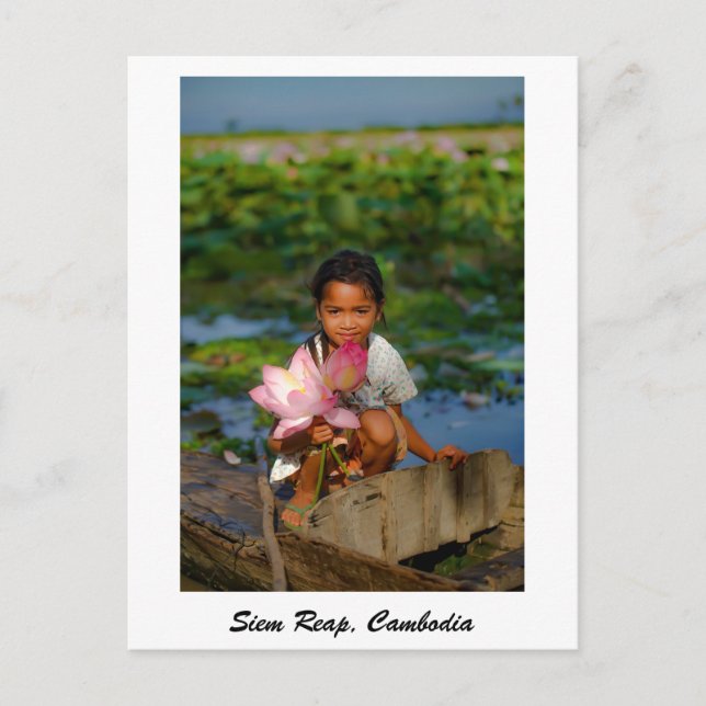 Siem Reap, Carte postale cambodgienne (Devant)