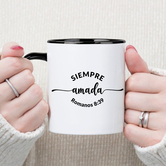 Siempre Amada espagnol Christian Coffee Mug (Créateur téléchargé)