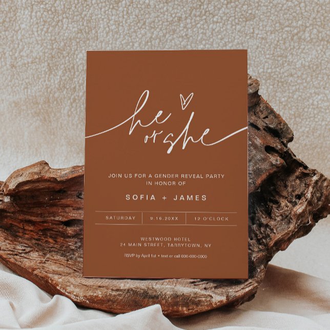 SIENNA Bohemian Genre Revela Invitation (Créateur téléchargé)