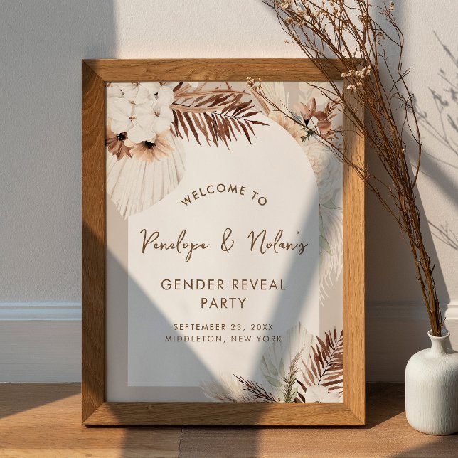 SIERRA Bohemian Genre Reveal Affiche de bienvenue  (Créateur téléchargé)