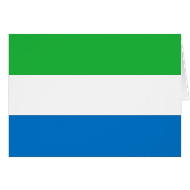 Sierra Leone Flag (Devant horizontal)