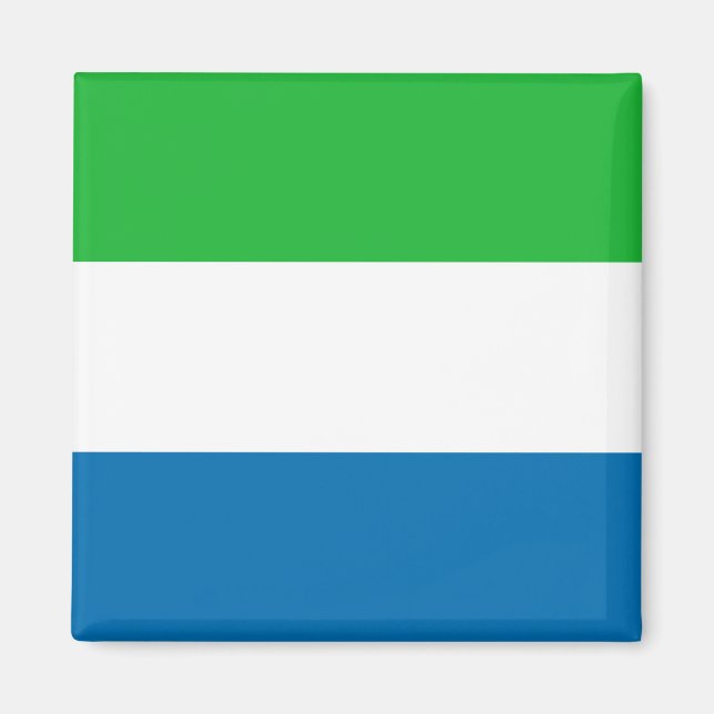 Sierra Leone Flag Magnet (Devant)