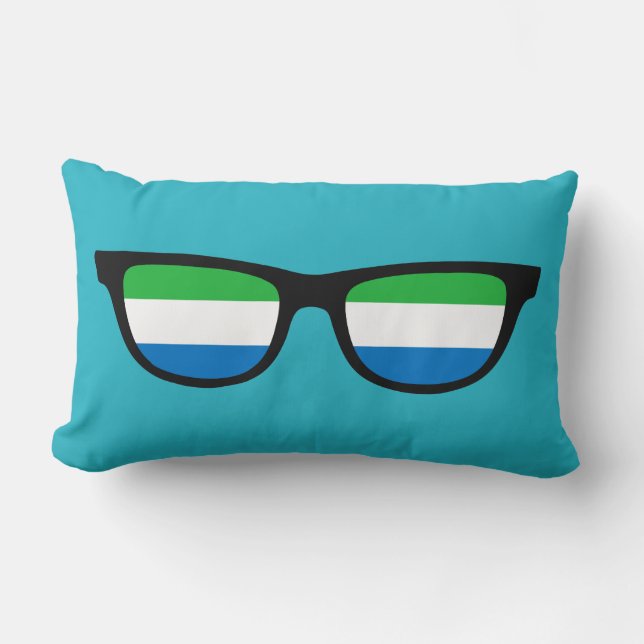 Sierra Leone Shades oreillers jetables personnalis (Recto)
