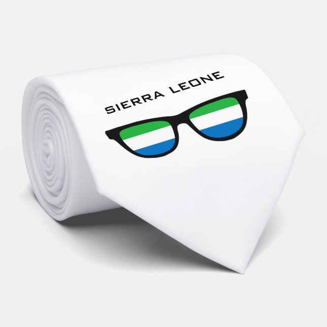 Sierra Leone Shades texte et cravate couleur perso (Roulé)