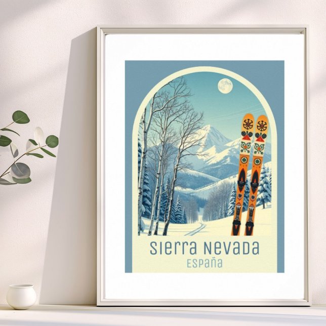 Sierra Nevada Spain España resort Poster (Créateur téléchargé)