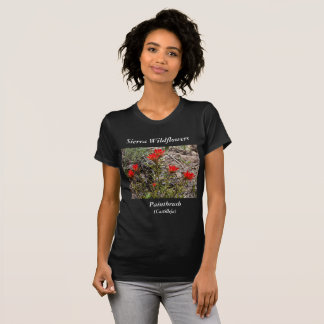 Sierra pinceau Nature-Orienté de T-shirt de fleur