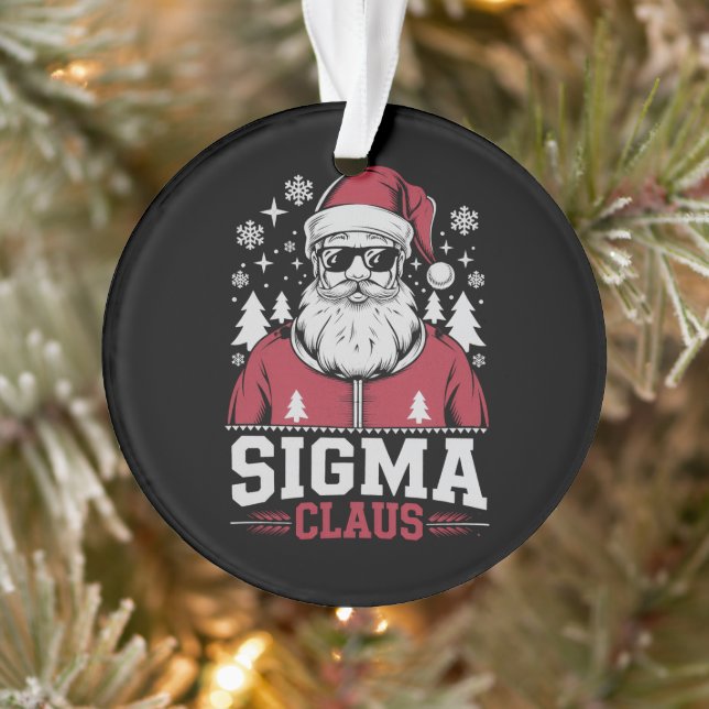 Sigma Claus Cool Père Noël Noël Rizz Rizzler Mème (Arbre)