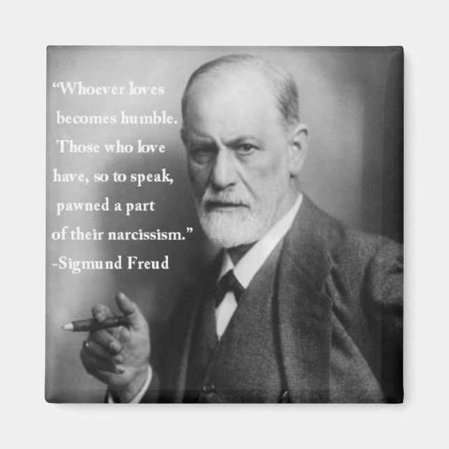 Sigmund Freud Magnet de citation 4 (Devant)