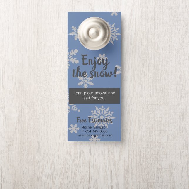 Signal Affichette de porte de soufflage de l'ennei (Sur le bouton)