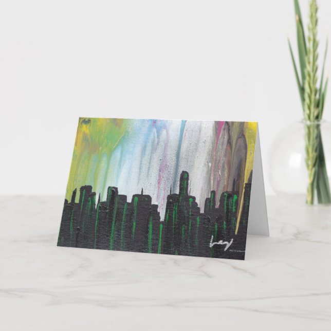 "Signal" Bonne carte de voeux d'anniversaire (Devant)