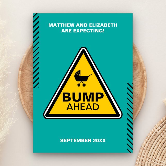 Signal d'avertissement Bump Bump Faire-part de gro (Créateur téléchargé)