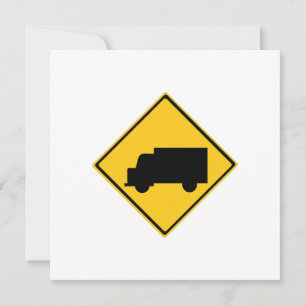 Signal d'avertissement de camion routier