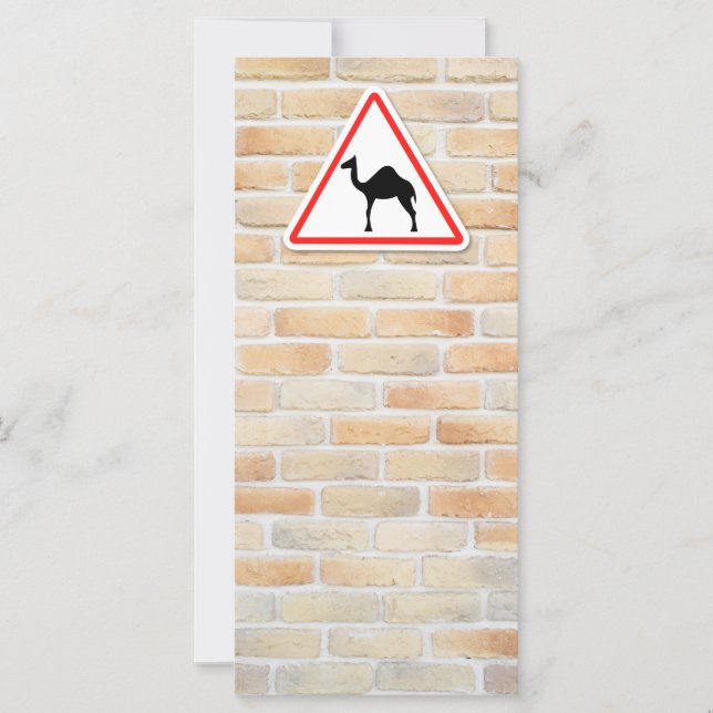 Signal d'avertissement du chameau (Devant)