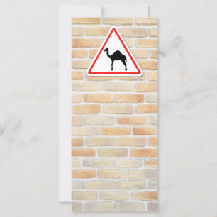 Signal d'avertissement du chameau