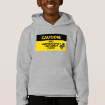 Signal de prudence Funny Grand Piano Pianiste Humo