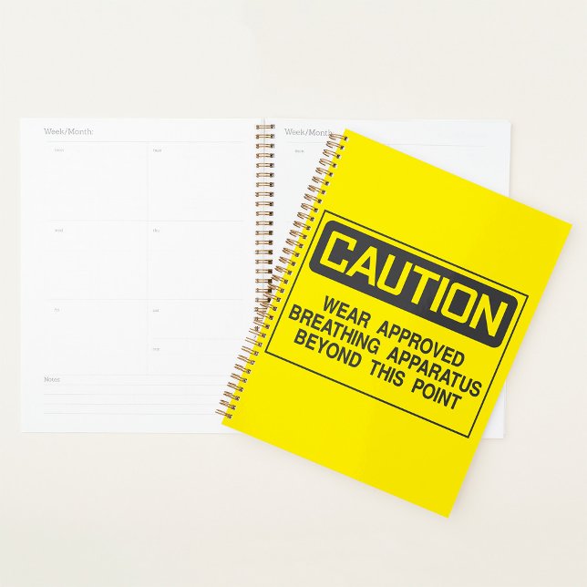 Signal de prudence Porter un appareil respiratoire (Créateur téléchargé)