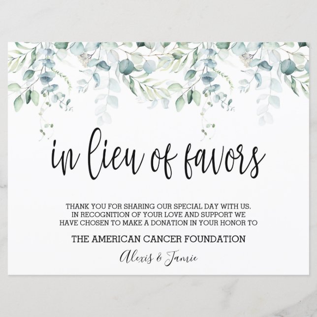 Signal en remplacement de Faveurs - Mariage Eucaly (Devant)