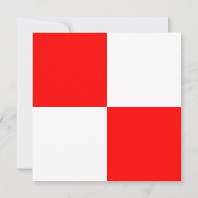 Signal Nautique Signal Uniforme Lettre U (Devant)