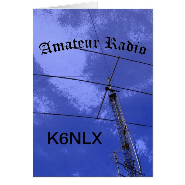 Signal radio et d'appel amateur (Devant)