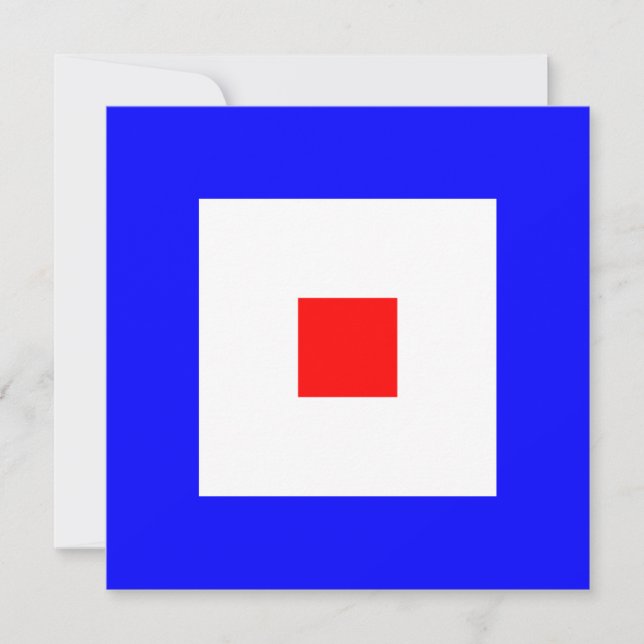 Signal signalétique Whiskey Letter W (Devant)