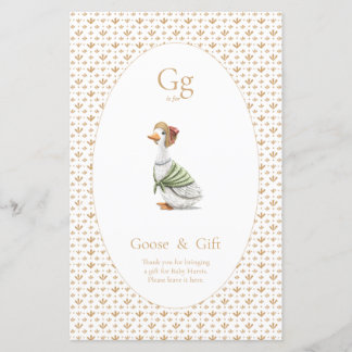 Signalisation de table - cadeaux