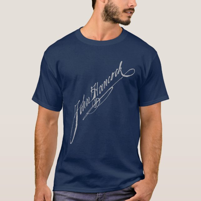 Signature de John Hancock - T-shirt (Devant)
