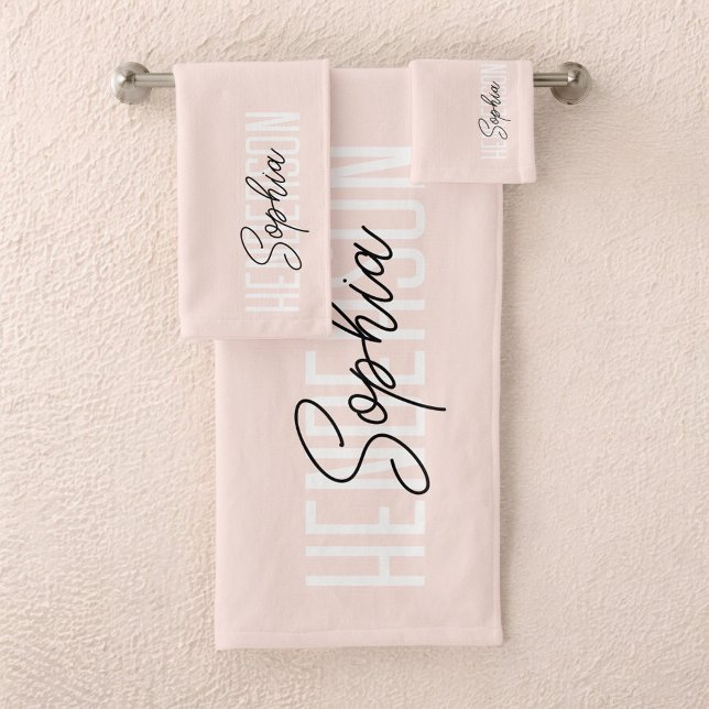 Signature de script monogramme rose (Créateur téléchargé)