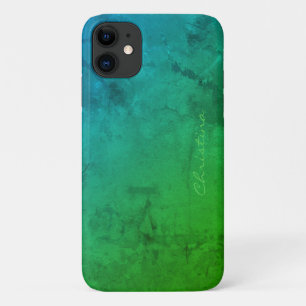 Signature Emerald Turquoise Ombré iPhone XR Coque