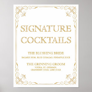 Signature Mariage de cocktails Gatsby Art Déco