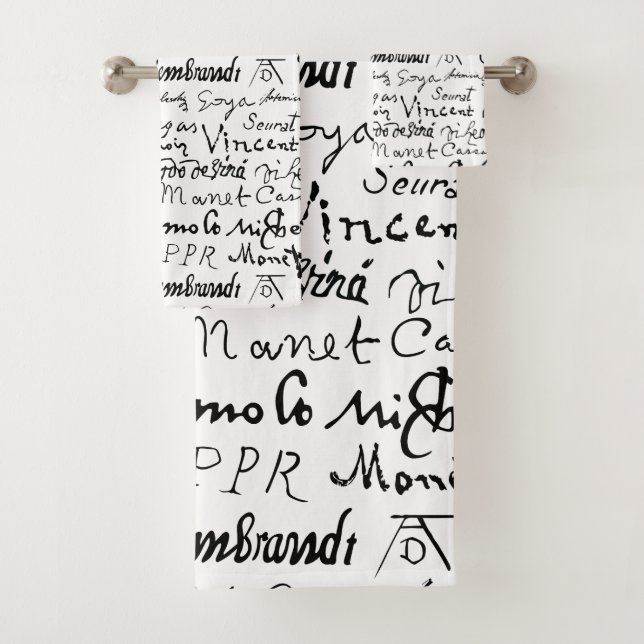 Signatures d'artistes célèbres Motif (En situation)