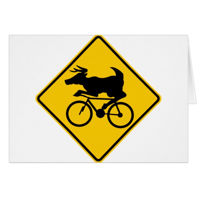 Signe allant à vélo de route de croisement de (Devant horizontal)