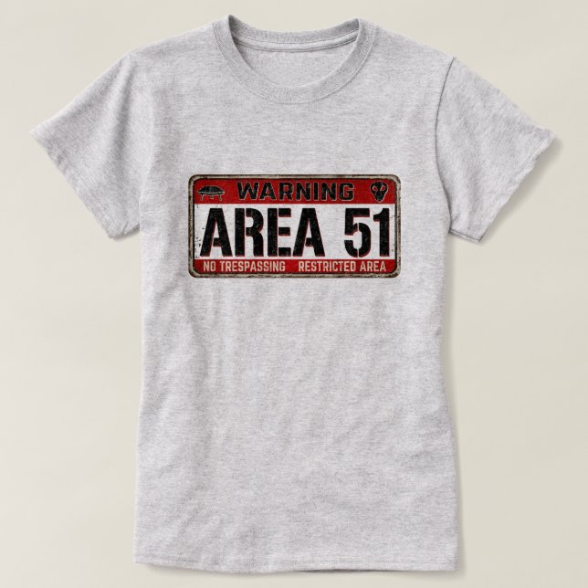 SIGNE D'Alerte 51 DE LA ZONE T-Shirt (Design devant)