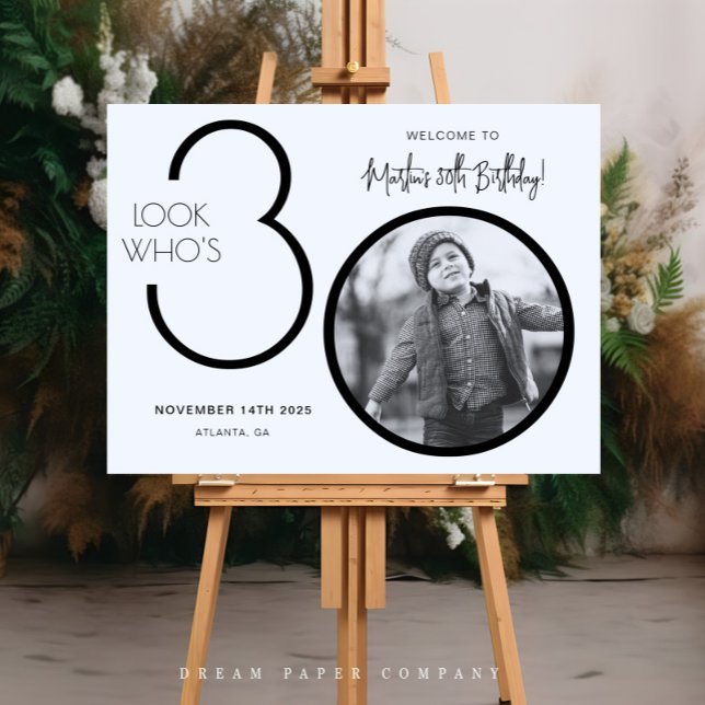 Signe de bienvenue pour les 30 ans de Photo Modern (Créateur téléchargé)