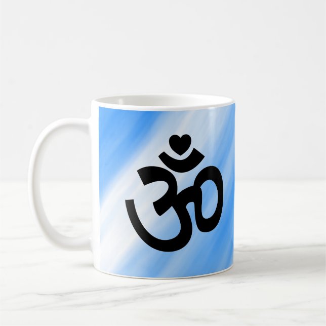 Signe de coeur - Mug pour les amoureux du yoga (Gauche)