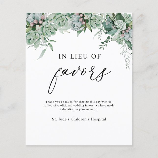 Signe de don en remplacement de faveurs (Devant)