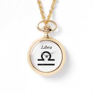 Signe de la Balance du zodiaque. Montres pour dame